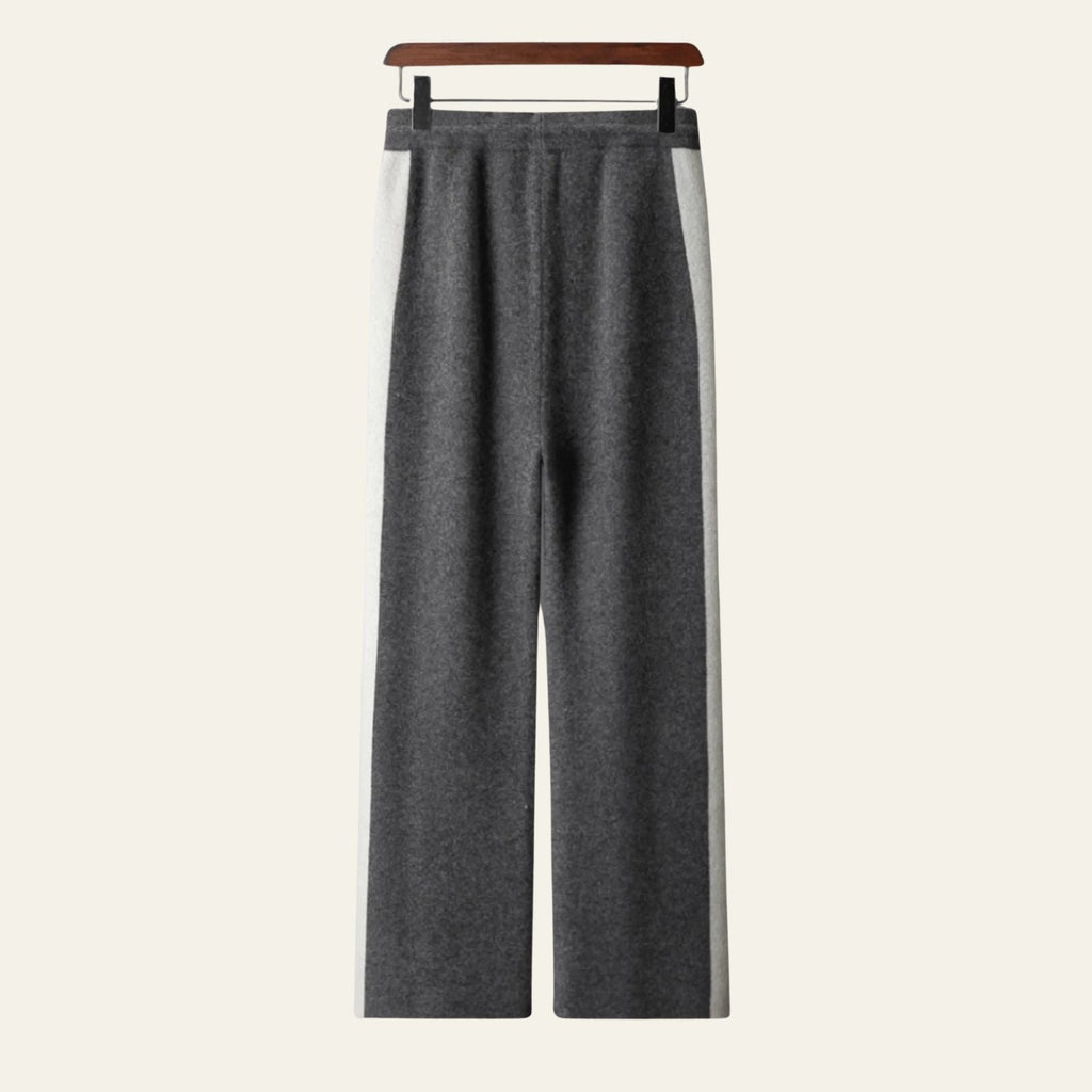 The Marseille Merino Wool Striped Straight-Leg Pant