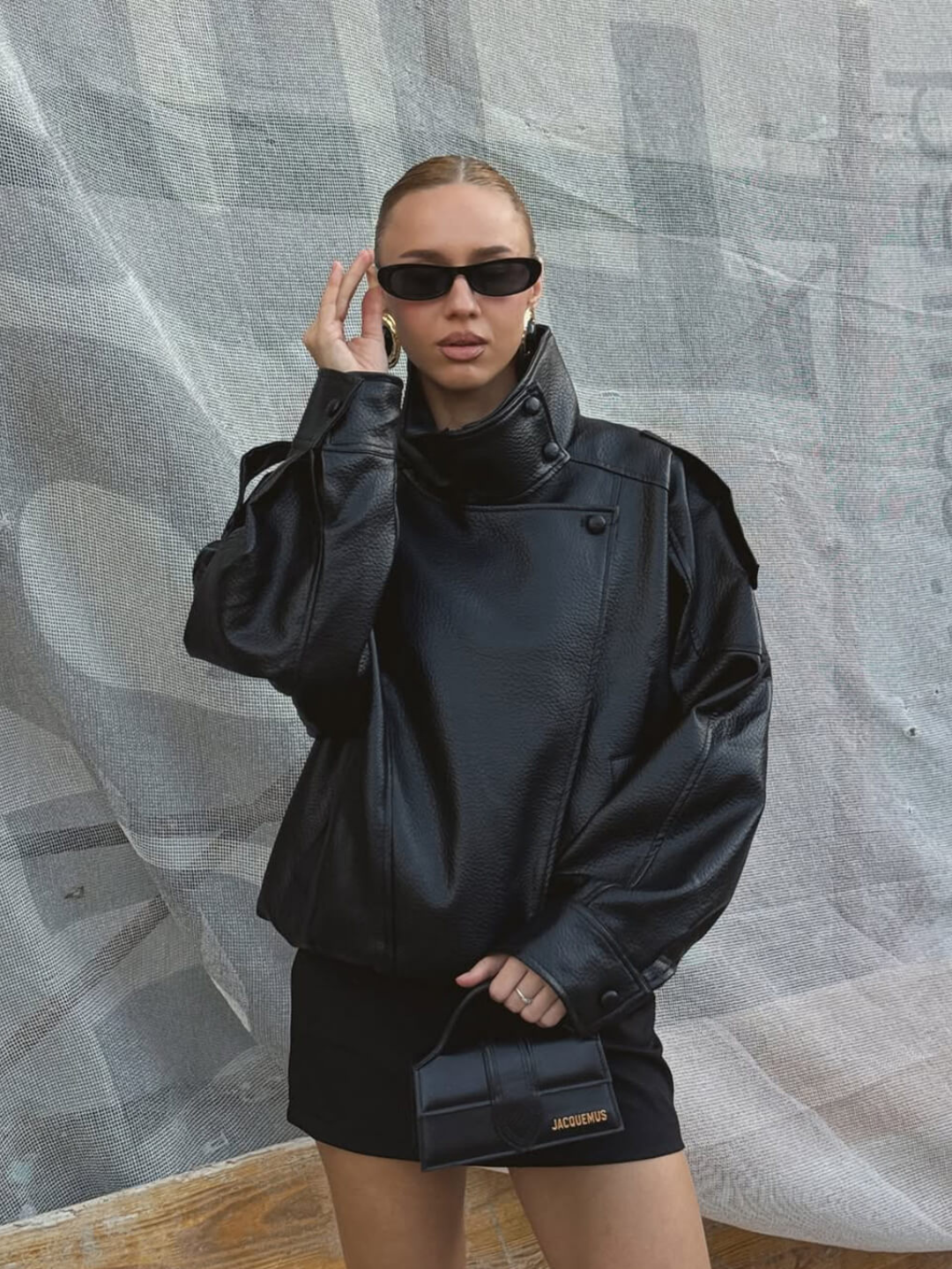 Faux Leather Jacket
