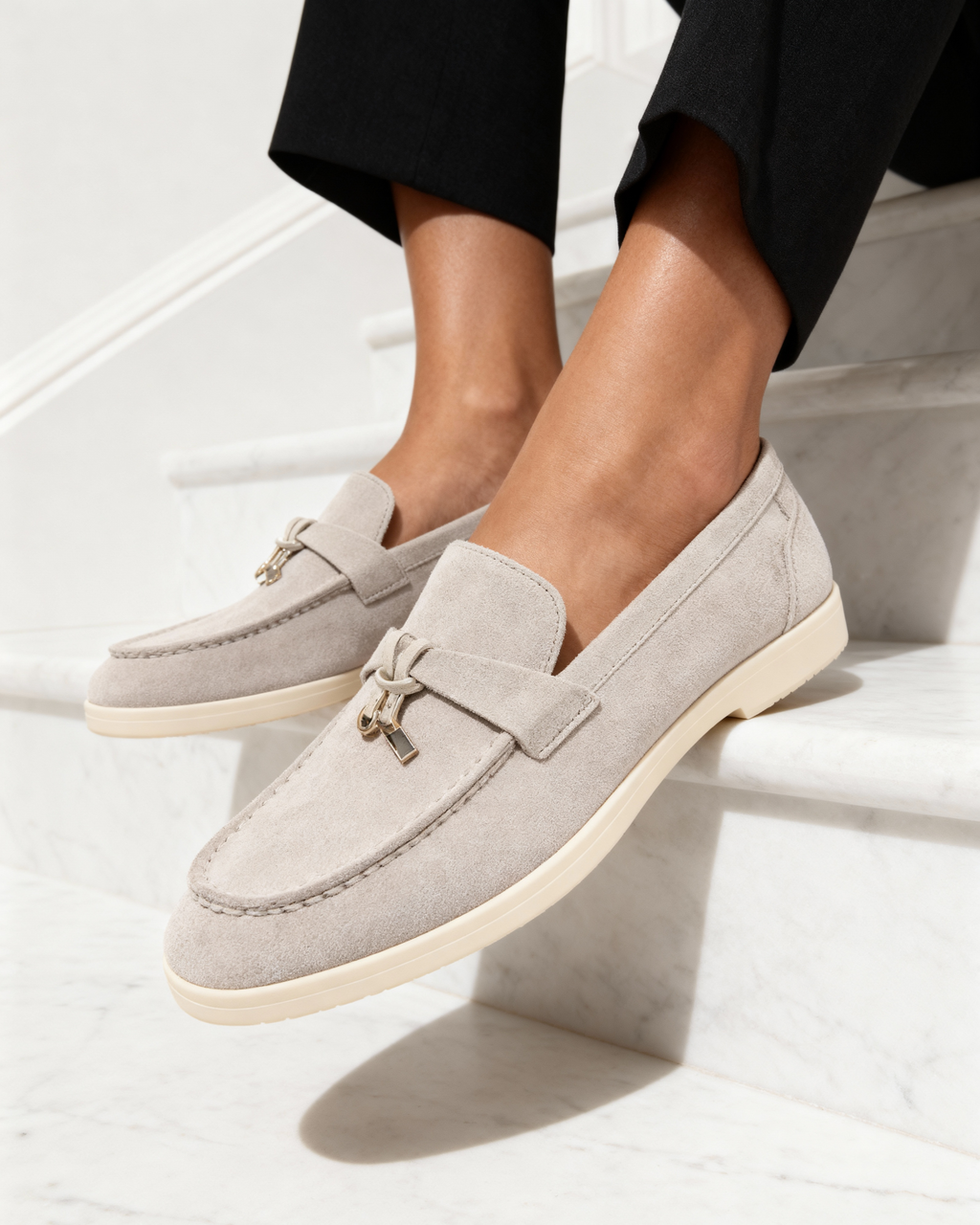 Old Money Suede Lady Loafers VIP